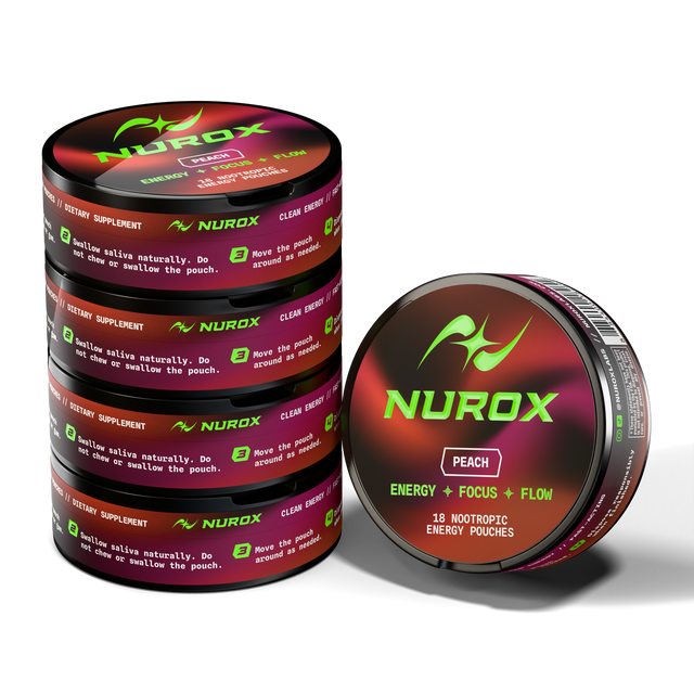 Nurox Peach tins