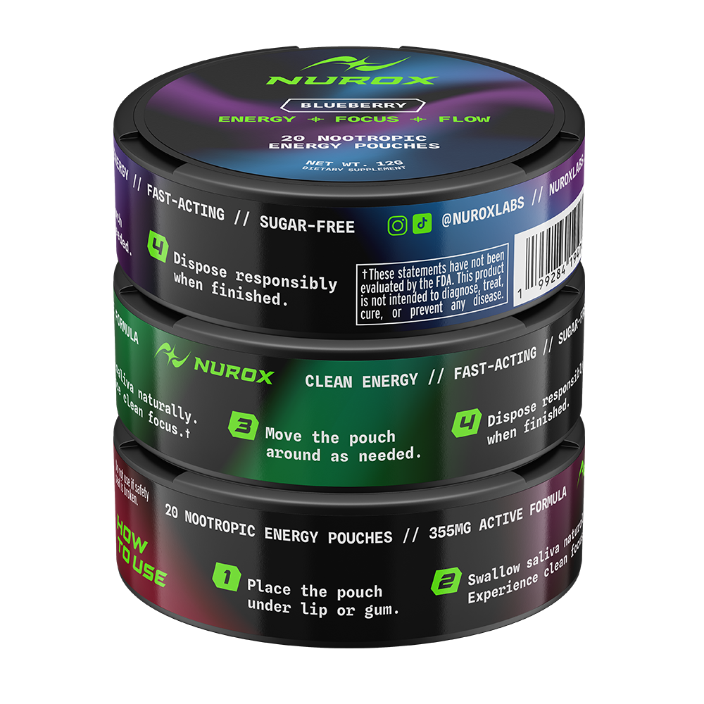 Nurox Focus Pouches – 1 Pack