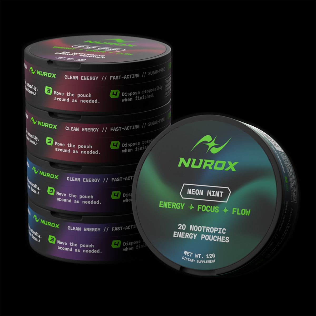 Nurox Focus Pouches – 1 Can